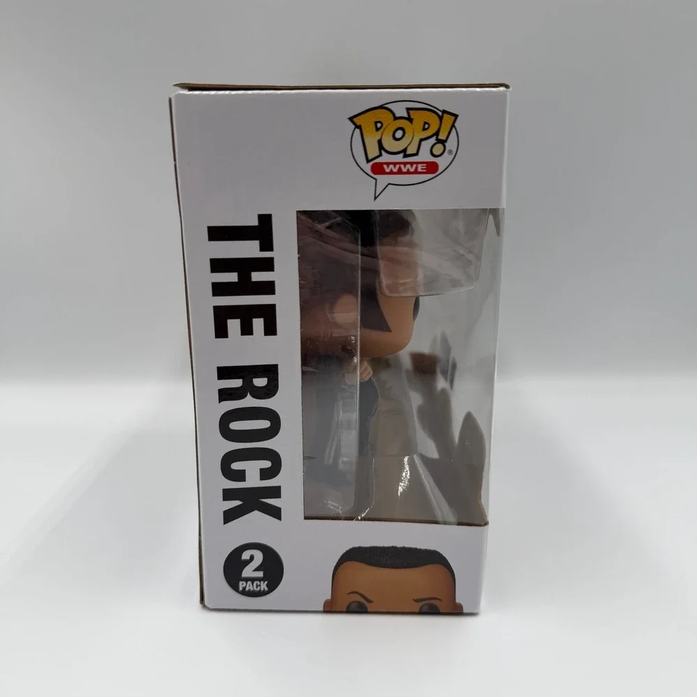 Funko Pop WWE The Rock and Mankind 2-Pack Walmart Exclusive Vinyl Figures